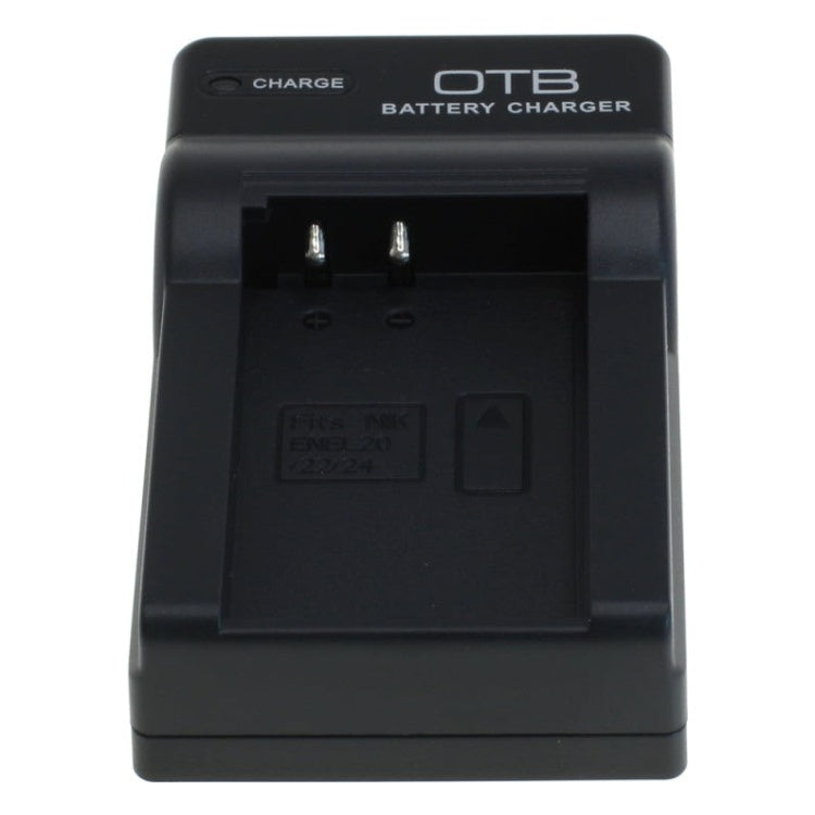 GK-01382 OTB lader voor camera accu - Geschikt voor Nikon EN-EL20 / EN-EL22 / EN-EL24 - Zwart