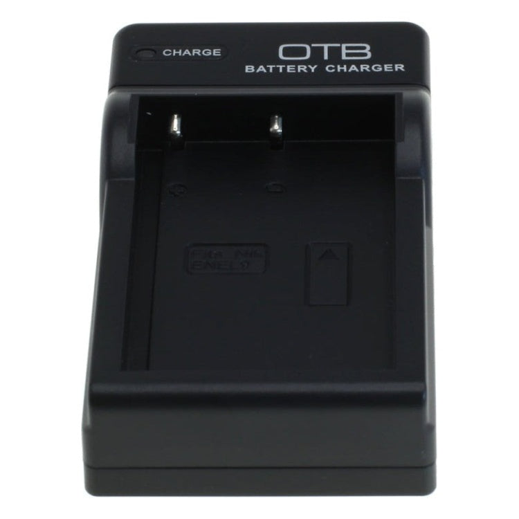 GK-01384 OTB lader voor camera accu - Geschikt voor Nikon EN-EL9 - Zwart