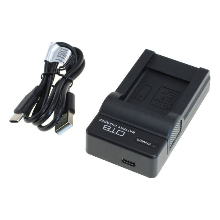 GK-01385 OTB lader voor camera accu - Geschikt voor Olympus LI-40B / Kodak KLIC-7006 / Nikon EN-EL10 - Zwart
