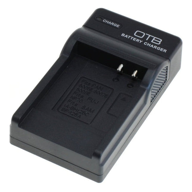 GK-01386 OTB lader voor camera accu - Geschikt voor Olympus LI-50B / Nikon EN-EL11 / Sony BK1 / FK1 - Zwart