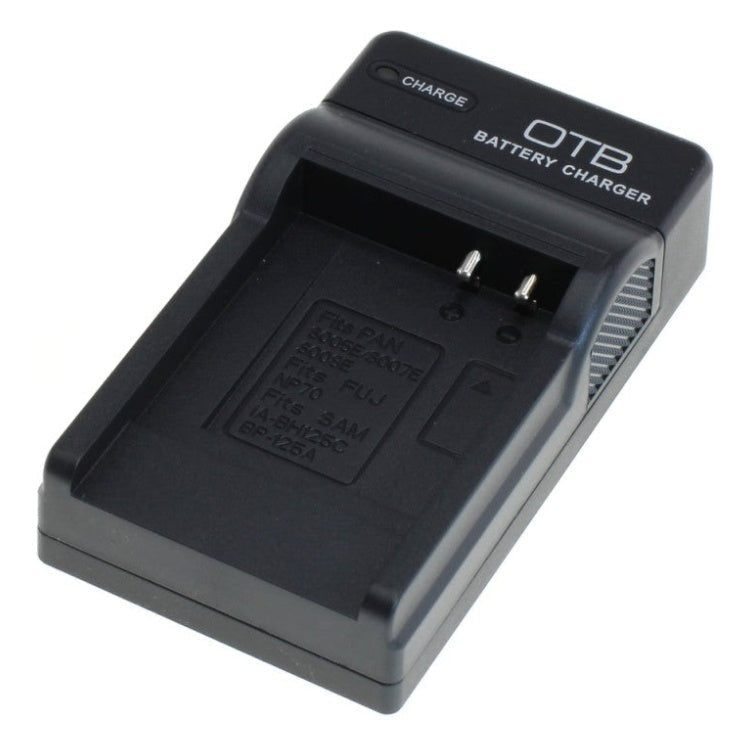 GK-01386 OTB lader voor camera accu - Geschikt voor Olympus LI-50B / Nikon EN-EL11 / Sony BK1 / FK1 - Zwart
