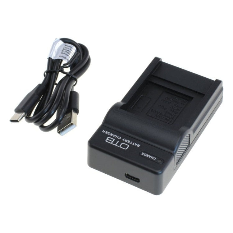 GK-01386 OTB lader voor camera accu - Geschikt voor Olympus LI-50B / Nikon EN-EL11 / Sony BK1 / FK1 - Zwart