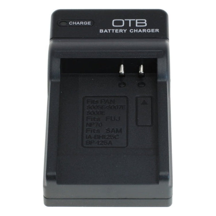 GK-01386 OTB lader voor camera accu - Geschikt voor Olympus LI-50B / Nikon EN-EL11 / Sony BK1 / FK1 - Zwart