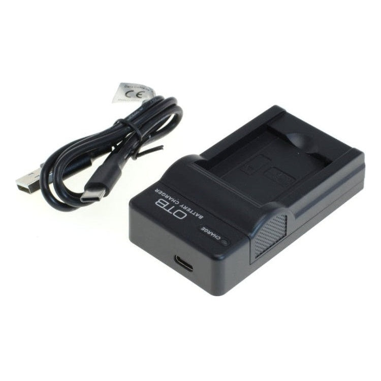 GK-01392 OTB lader voor camera accu - Geschikt voor Panasonic DMW-BCM13E - Zwart