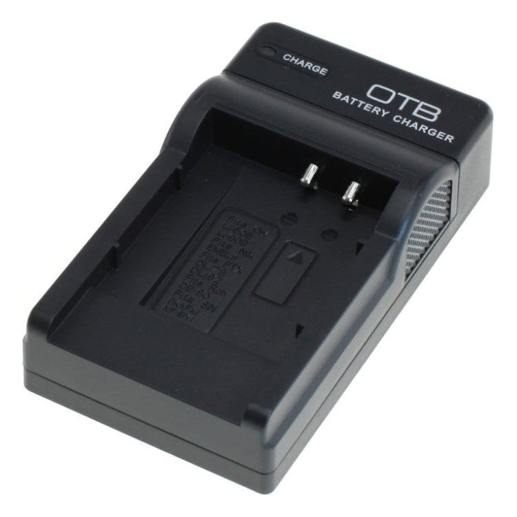 GK-01393 OTB lader voor camera accu - Geschikt voor Panasonic S007 / S008 / Fuji NP-70 / Samsung IA-BH125 - Zwart