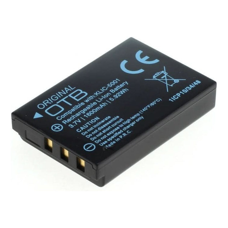 GK-01439 Camera accu voor Kodak - compatibel met KLIC-5001 / Sanyo DB-L50 - 1600 mAh
