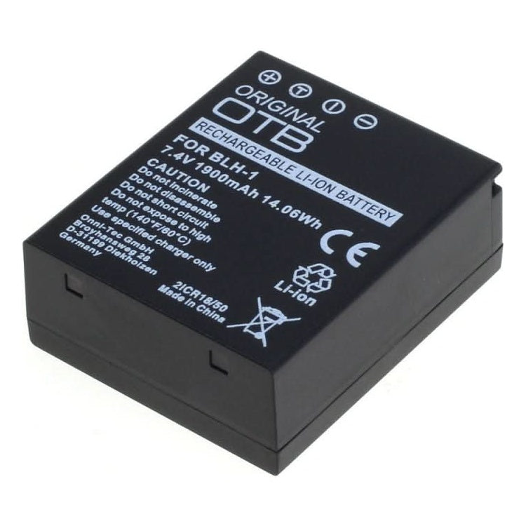 GK-01451 Camera accu voor Olympus BLH-1 / 1900 mAh