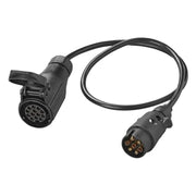 GK-11247 80 cm verloopkabel - 7-polige Stekker naar 13-polige Contrastekker - Zwart