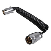 GK-11254 3,5 meter spiraalkabel - 2x 7-polige metalen stekker (12V)