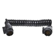 GK-11257 Spiraalkabel 3,5 meter - 13-polig (2x stekker) 13-aderig PVC