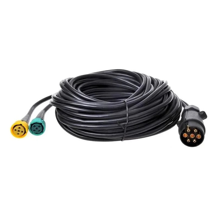GK-11261 9 meter Kabelset  - 7-polige stekker met 2x 5-polige connector