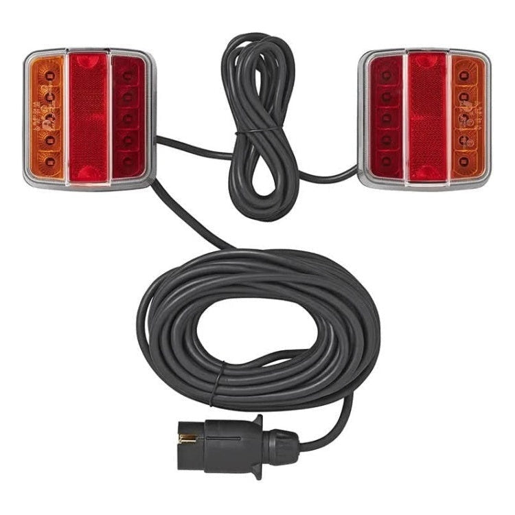 GK-11266 LED aanhangerverlichtingsset met magneten - 7-polig - 7,5 meter kabel - ProPlus