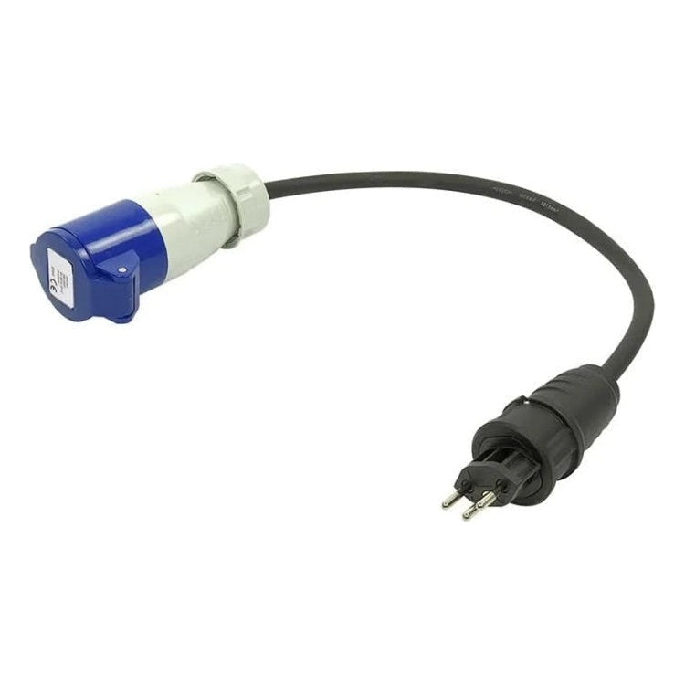 GK-11300 40 cm verloopkabel - Zwitserse stekker naar CEE - 10A - IP44