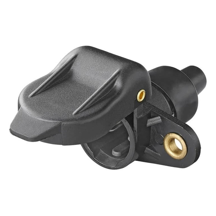 GK-11308 2-polige stekkerdoos DIN 9680 - 12/24V - PVC - zwart