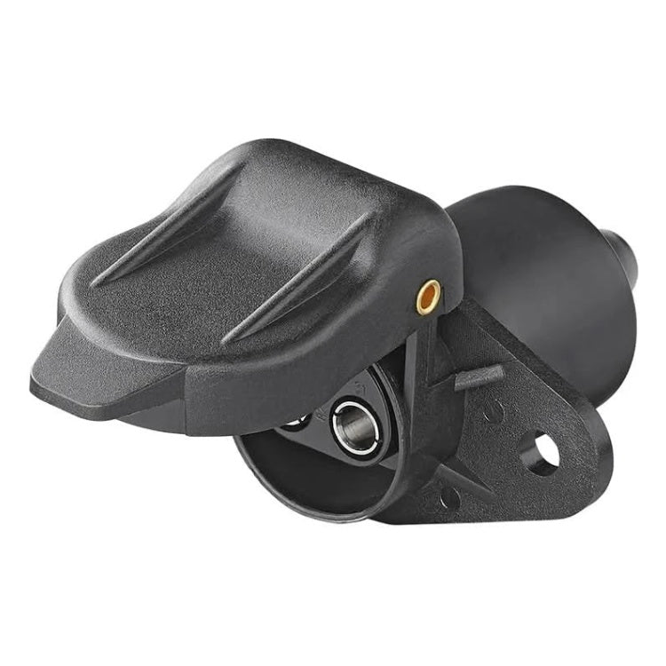 GK-11309 3-polige stekkerdoos PVC - 12/24V - 5A - zwart