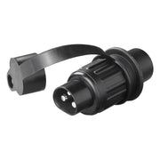 GK-11311 3-polige stekker PVC - 12/24V - 5A - zwart
