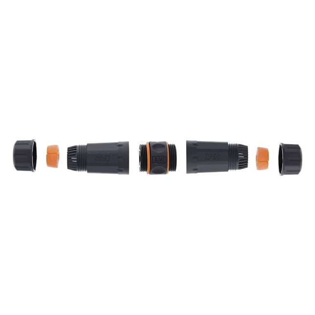 GK-11317 Cat.6A koppeling RJ45 - IP68 - 2x RJ45 F/F - afgeschermd - M23 x 1,5