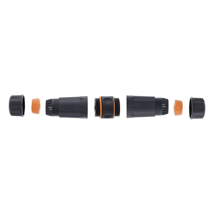 GK-11317 Cat.6A koppeling RJ45 - IP68 - 2x RJ45 F/F - afgeschermd - M23 x 1,5