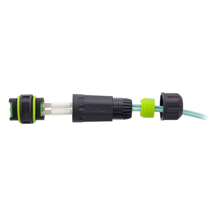 GK-11319 Glasvezelkoppeling LC - IP68 - 2x2 LC - buitengebruik - M20