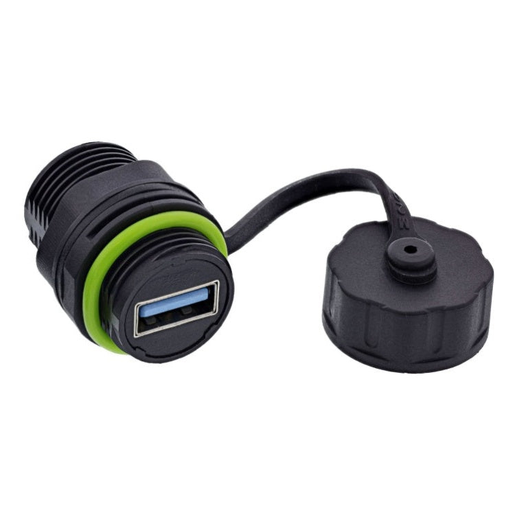 GK-11321 USB-A koppeling mini IP68 - 2x USB-A (afgeschermd)
