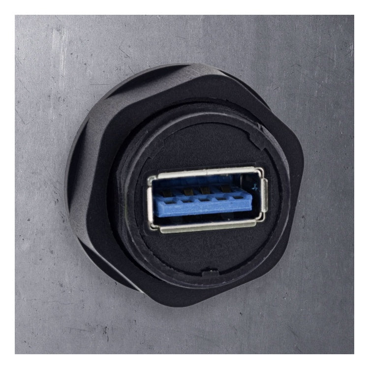 GK-11321 USB-A koppeling mini IP68 - 2x USB-A (afgeschermd)