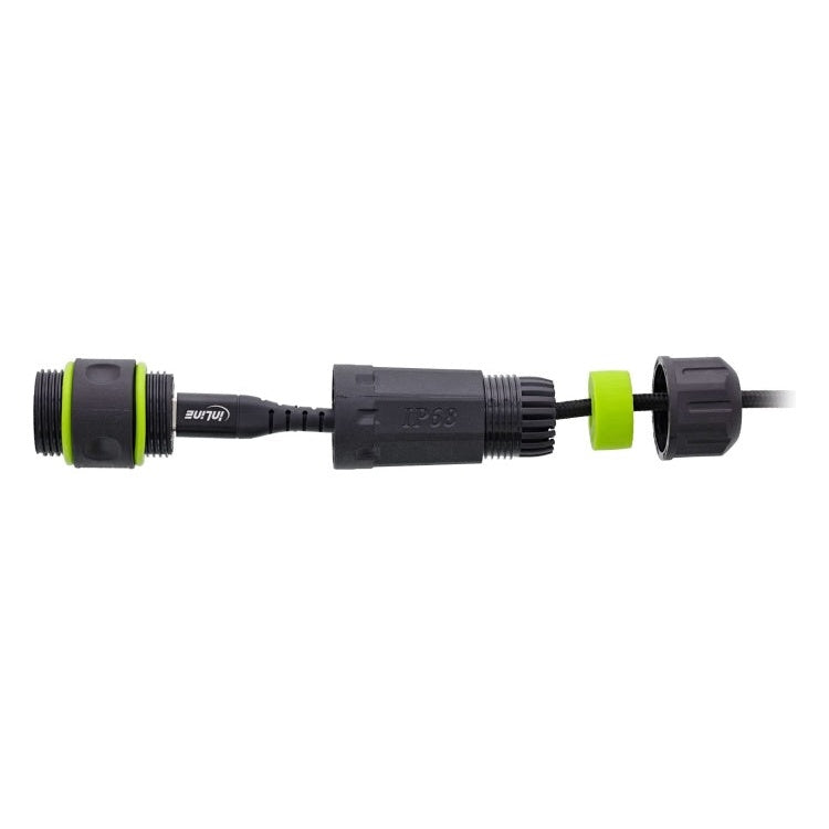 GK-11322 USB-C koppeling IP68 - 2x USB-C (afgeschermd, M20)