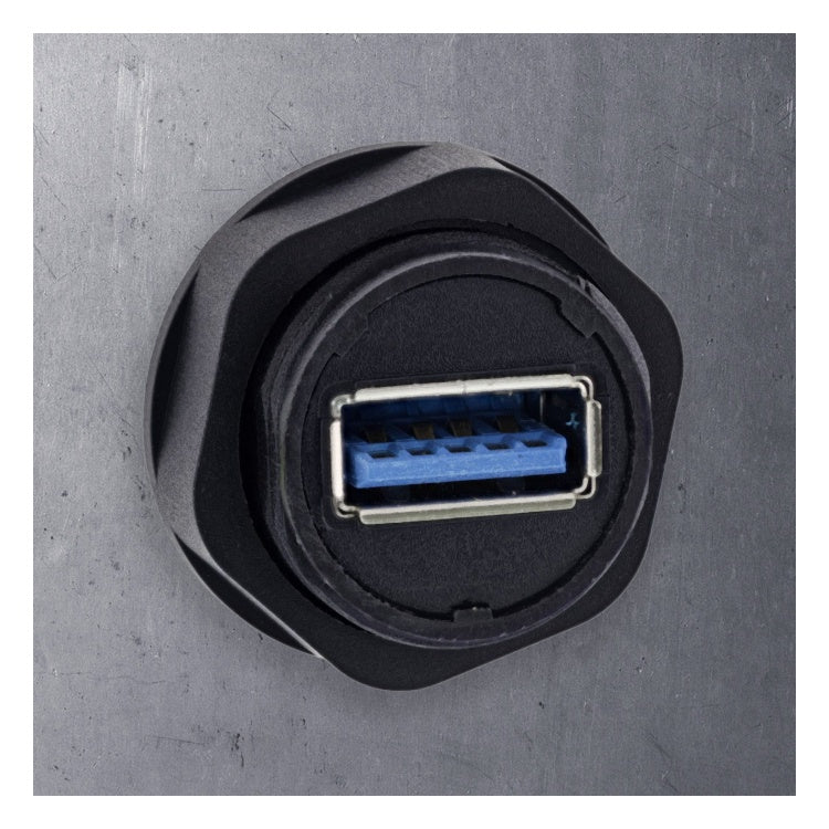 GK-11323 USB-A koppeling kort IP68 - 2x USB-A (afgeschermd)