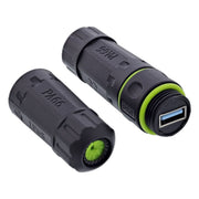GK-11324 USB-A koppeling IP68 - 2x USB-A (afgeschermd, M20)