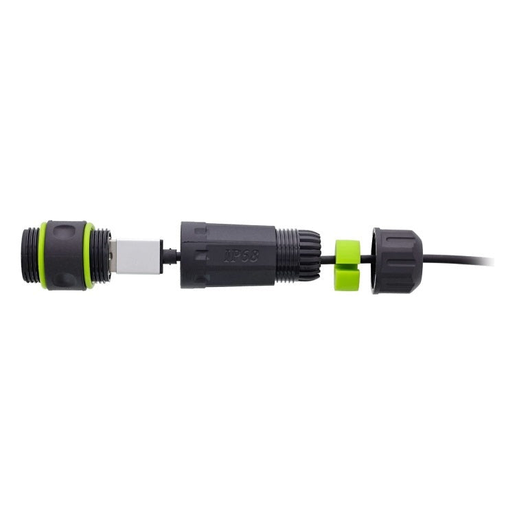 GK-11324 USB-A koppeling IP68 - 2x USB-A (afgeschermd, M20)