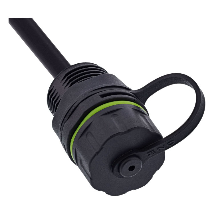 GK-11326 50 cm USB-A-koppeling, IP68, afgeschermd, van contactdoos naar stekker