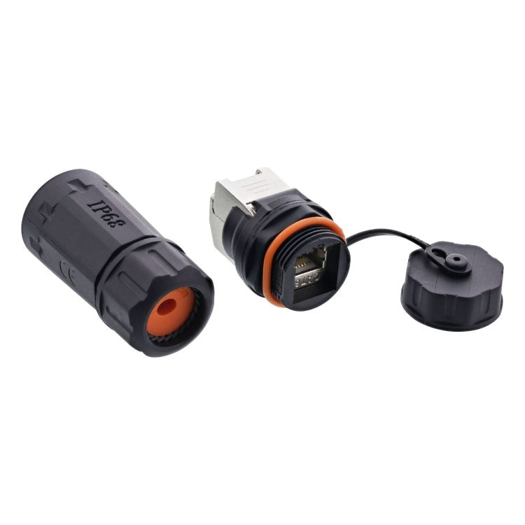 GK-11328 Patchkabelkoppeling RJ45 Cat.6A - IP68 - met stofkap