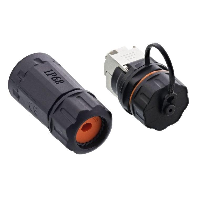 GK-11328 Patchkabelkoppeling RJ45 Cat.6A - IP68 - met stofkap