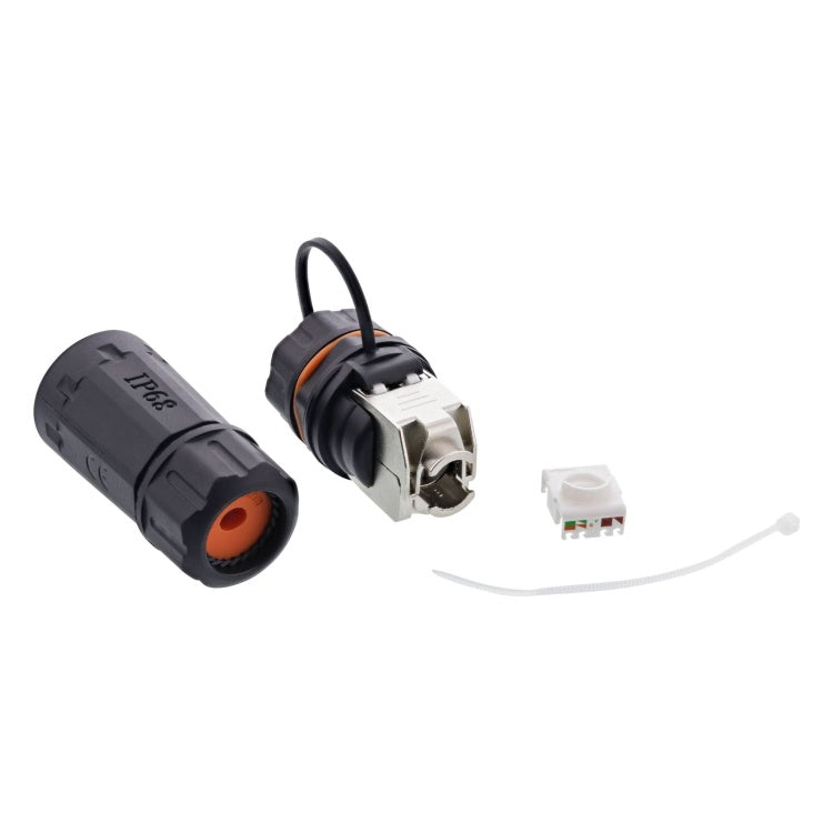 GK-11328 Patchkabelkoppeling RJ45 Cat.6A - IP68 - met stofkap