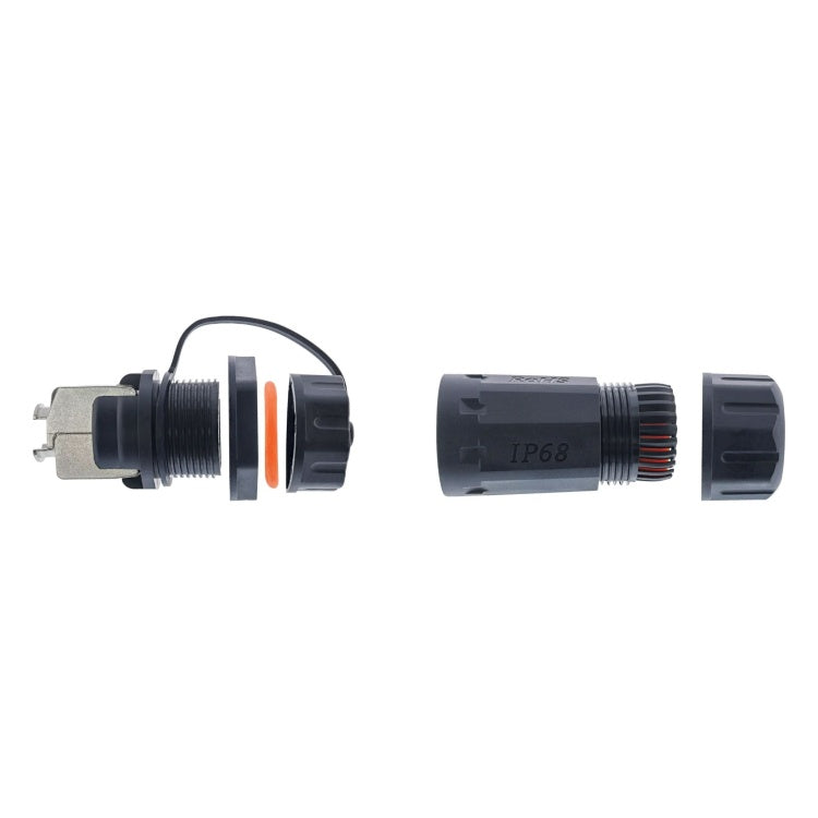 GK-11328 Patchkabelkoppeling RJ45 Cat.6A - IP68 - met stofkap
