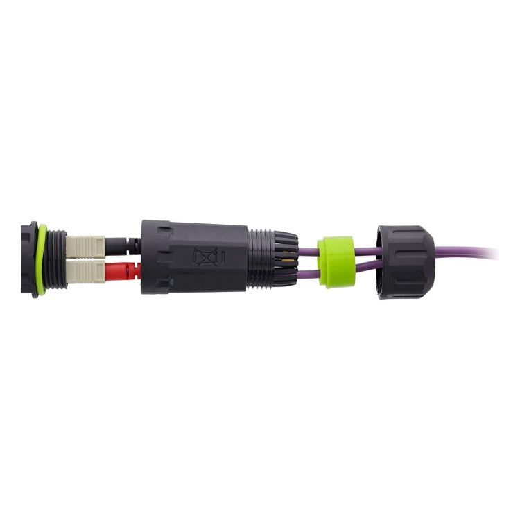 GK-11330 Glasvezelkoppeling SC - kort model - IP68 - 2x2 SC - M20