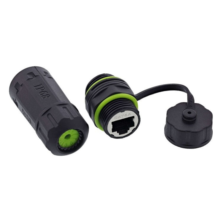 GK-11333 Patchkabelkoppeling Cat.6A - kort - IP68 - 2x RJ45 - afgeschermd