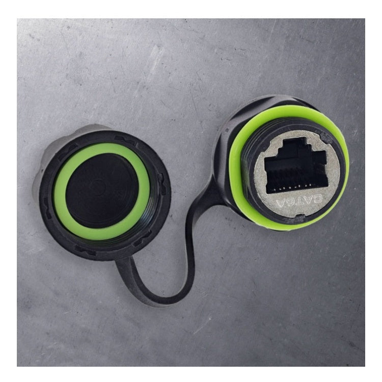 GK-11333 Patchkabelkoppeling Cat.6A - kort - IP68 - 2x RJ45 - afgeschermd
