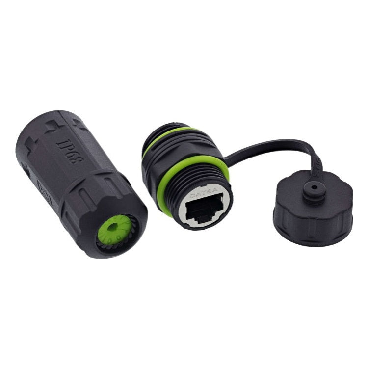 GK-11333 Patchkabelkoppeling Cat.6A - kort - IP68 - 2x RJ45 - afgeschermd