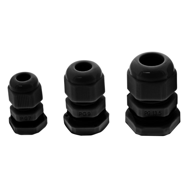 GK-11337 Kabelwartel nylon IP68 PG7 (3,5-6 mm) - zwart (10 stuks)