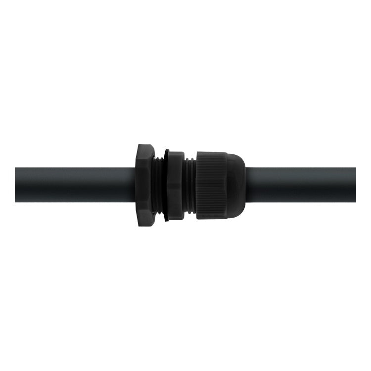 GK-11337 Kabelwartel nylon IP68 PG7 (3,5-6 mm) - zwart (10 stuks)