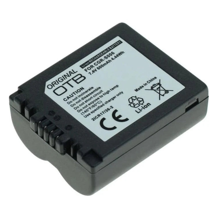 GK-11363 Camera accu compatibel met Leica BP-DC5 en Panasonic CGA-S006 / CGR-S006 - 600 mAh