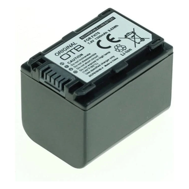 GK-11391 Compatibele camera accu voor Sony NP-FH70 / NP-FP70 (1300 mAh)