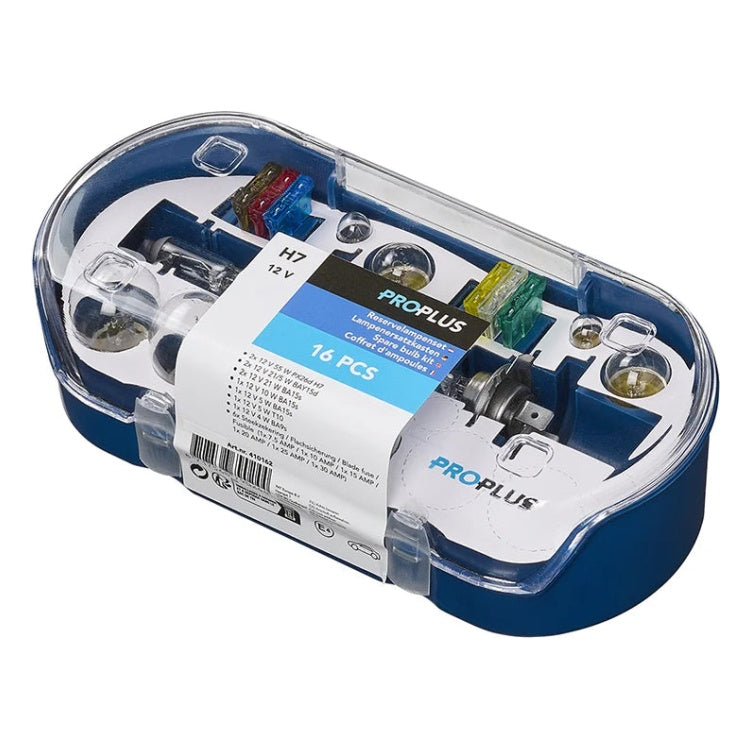 GK-11424 ProPlus H7 reservelampenset 12 V - 16-delig