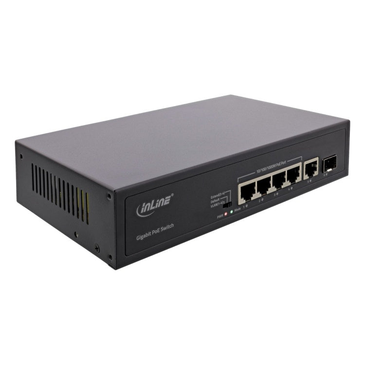 GK-11437 Gigabit PoE+ Netwerkswitch 5-poorts - 4x PoE+ - 1x SFP - Desktop