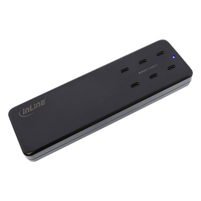 GK-11464 120W GaN USB-C laadstation - 6 poorten - Power Delivery 3.0 / QC 4+ - zwart
