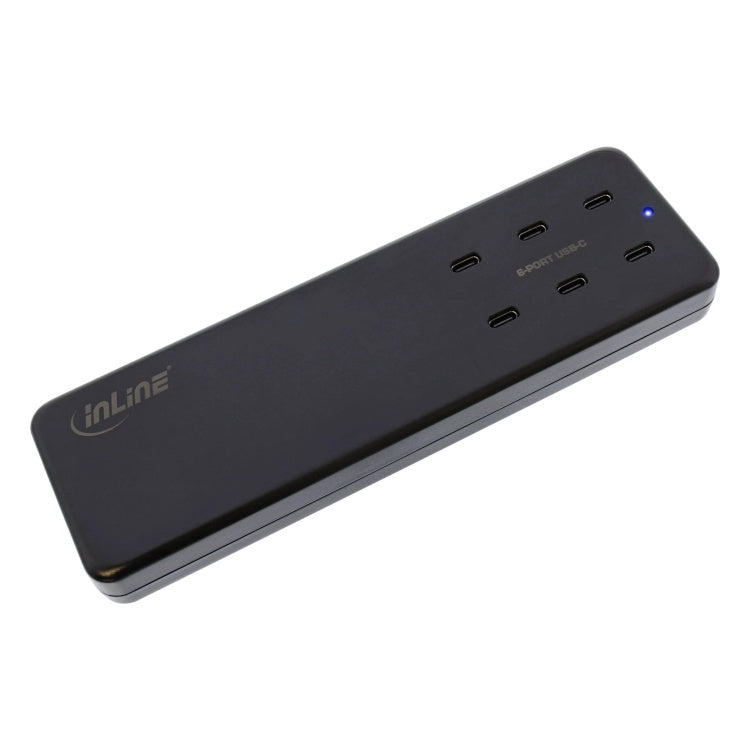 GK-11464 120W GaN USB-C laadstation - 6 poorten - Power Delivery 3.0 / QC 4+ - zwart