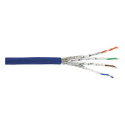 GK-11468 100 meter S/FTP CAT6a 10 Gigabit netwerkkabel - LSZH - blauw - Koper
