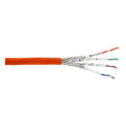 GK-11470 100 meter S/FTP CAT6a 10 Gigabit netwerkkabel - LSZH - oranje - Koper