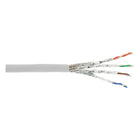 GK-11472 100 meter S/FTP CAT6a 10 Gigabit netwerkkabel - LSZH - wit - Koper