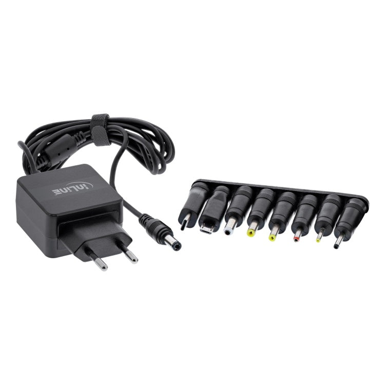 GK-11486 InLine universele netadapter 15 W - 5 V - 3 A - 8 verwisselbare adapters